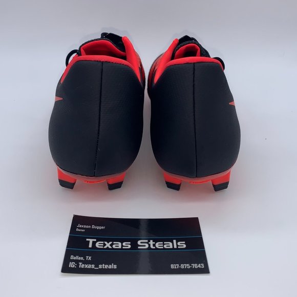 NEW Nike Phantom Academy Black Red Cleats main image 2
